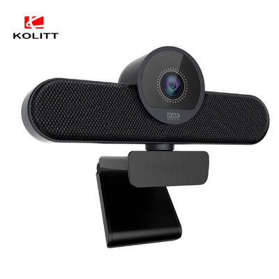 Câmeras 2K QHD 3 da conferência da Web do Autofocus em uma câmara web com microfone/orador