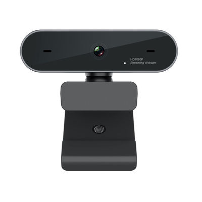 Câmera de videoconferência com webcam 1080P com foco automático e capa de privacidade externa