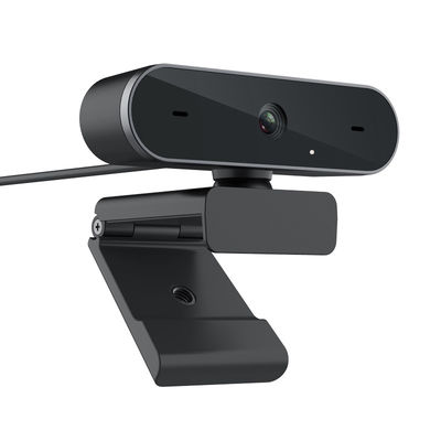 Webcam com proteção de privacidade 1080p econômica e microfone com cancelamento de ruído