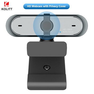 câmera de Web larga do ângulo 1944P, 2 Mics que flui a câmara web de HD com tampa da privacidade