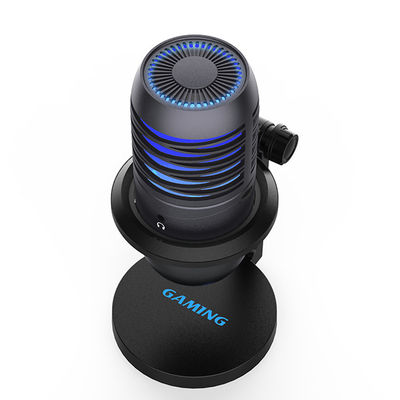 microfone de condensador cardioide do estúdio de 92khz 24bit com iluminação do RGB