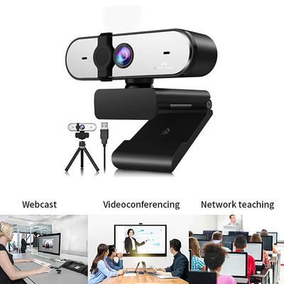 Câmera de 4MP Zoomable USB, câmara web completa de 2K HD com tampa da privacidade