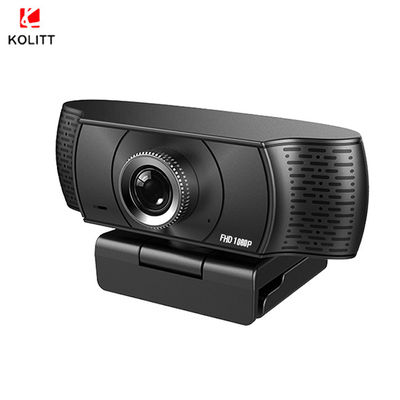 Ângulo ajustável das câmaras web manuais do foco HD 1080P construído no microfone