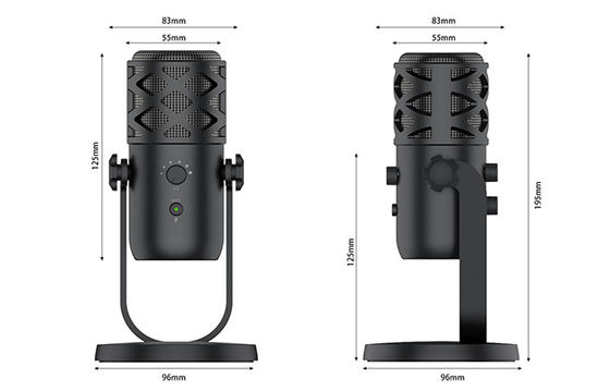 Microfone de gravação profissional do OEM 48Khz com som claro