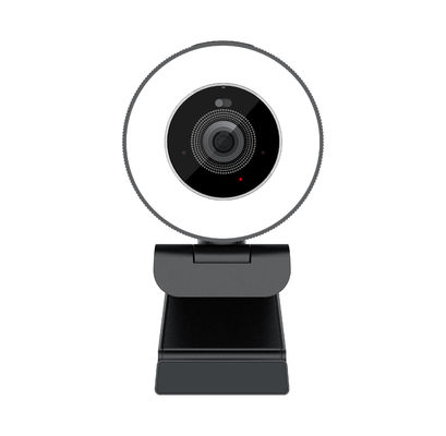 Formato do Autofocus H.264 da câmera de Live Streaming Webcam USB com Ring Light