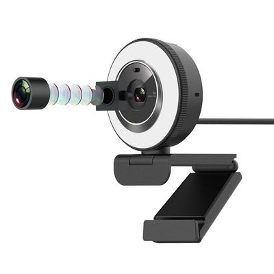 Autofocus Usb2.0 Ring Light Webcam For Stream Youtuber do filtro da beleza