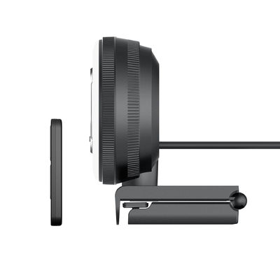 Câmaras web pretas de HD 1080p com construído taxa de quadros 30fps/60fps no microfone de 2pcs
