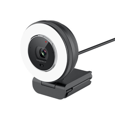 Câmaras web pretas de HD 1080p com construído taxa de quadros 30fps/60fps no microfone de 2pcs