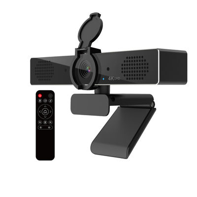 Webcam ultra HD de foco fixo 4K com ângulo de visualização de 120 graus Microfone/alto-falante embutido