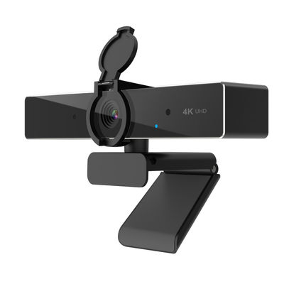 Webcam ultra HD de foco fixo 4K com ângulo de visualização de 120 graus Microfone/alto-falante embutido